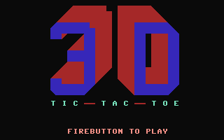 3D Tic-Tac-Toe  c64