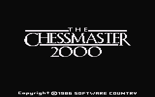 The Chessmaster 2000  c64