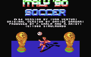 Italy '90 Soccer  c64