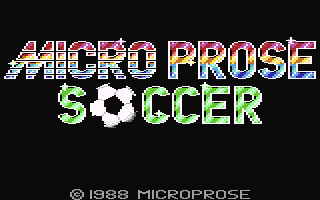 Microprose Soccer  c64