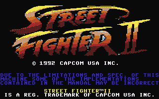 Street Fighter 2  c64