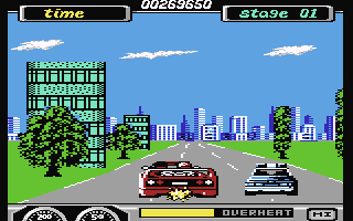 Turbo Outrun  screensoh giochi per emulatore c64