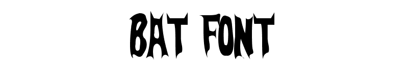 Bat Font