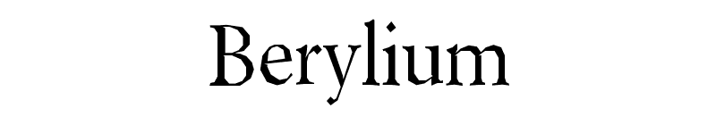 Berylium