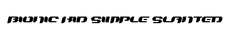 Bionic Kid Simple Slanted