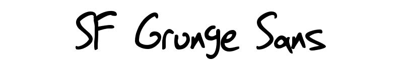 SF Grunge Sans