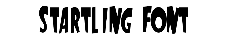 Startling Font